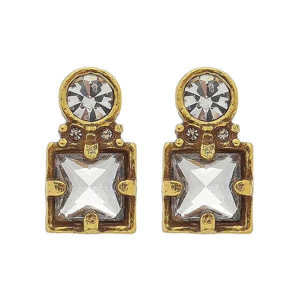 Brinco Carré Gatsby Ouro