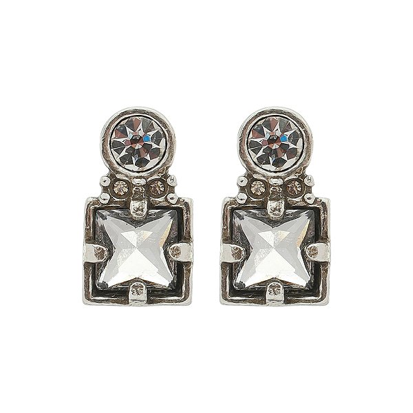 Brinco Carré Gatsby Prata