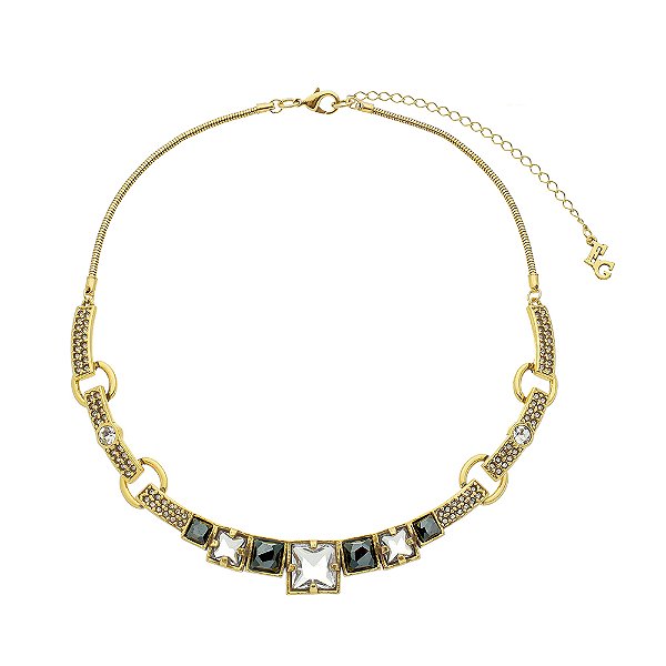 Colar Choker Conceito Gatsby Ouro