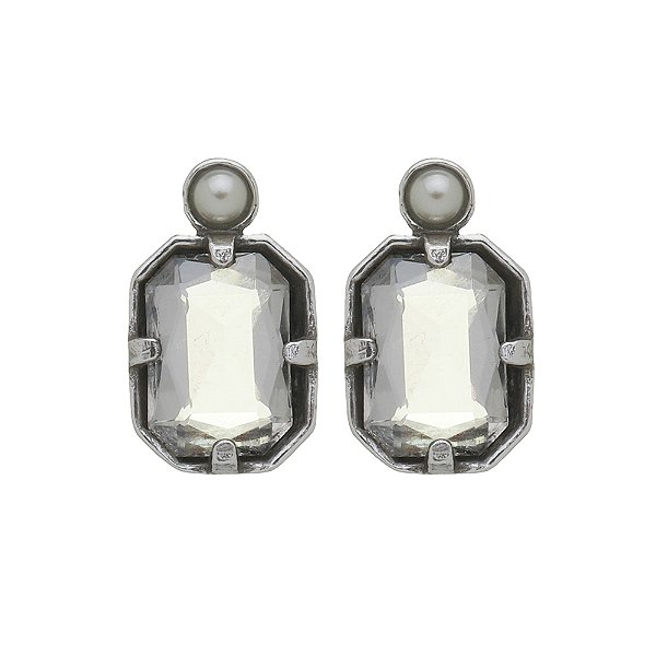 Brinco Crystal Grace Prata