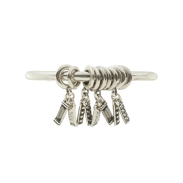 Pulseira Berloques Bessie Prata