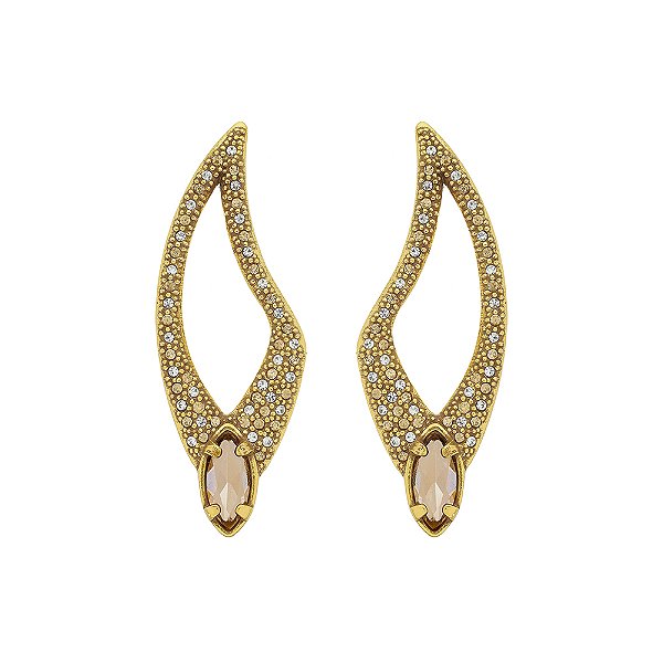 Brinco Formas Bangarole Ouro