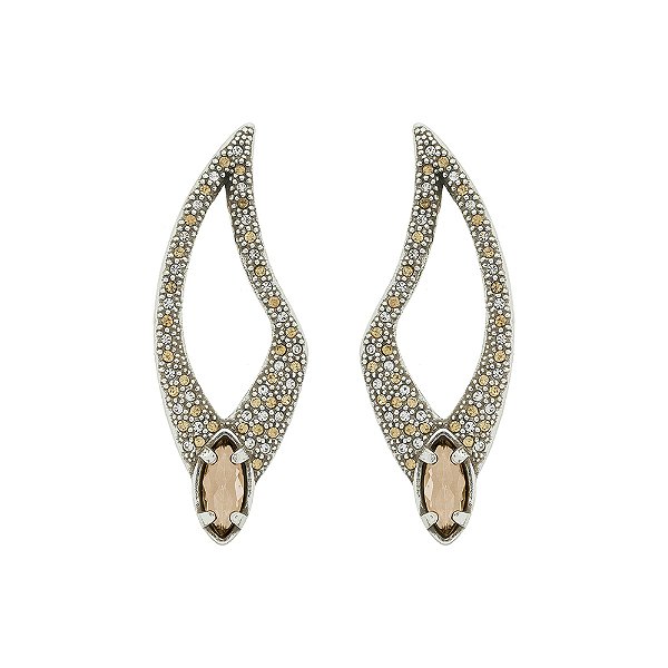 Brinco Formas Bangarole Prata