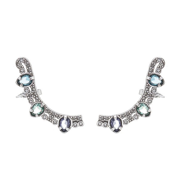 Brinco Earcuff Ross Prata