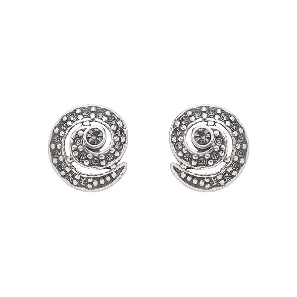 Brinco Strass Ross Prata