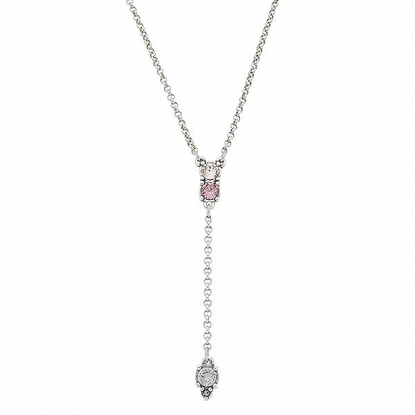 Colar Delicado Vitrais Prata