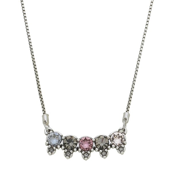 Colar  Formas Vitrais Prata