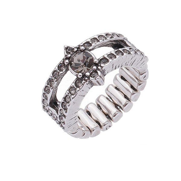 Anel Formas Vitrais Prata