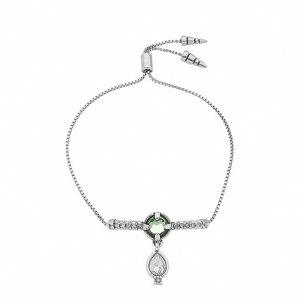 Pulseira Peridot Vitrais Prata