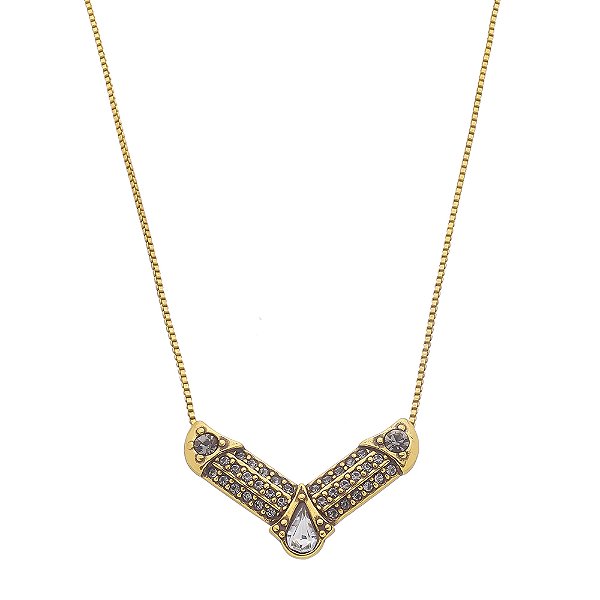 Colar Formas Klimt Ouro