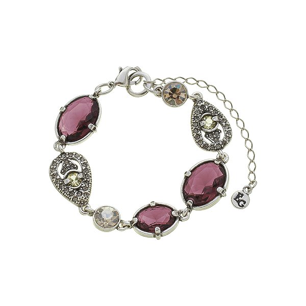 Pulseira Ametisa Padova Prata