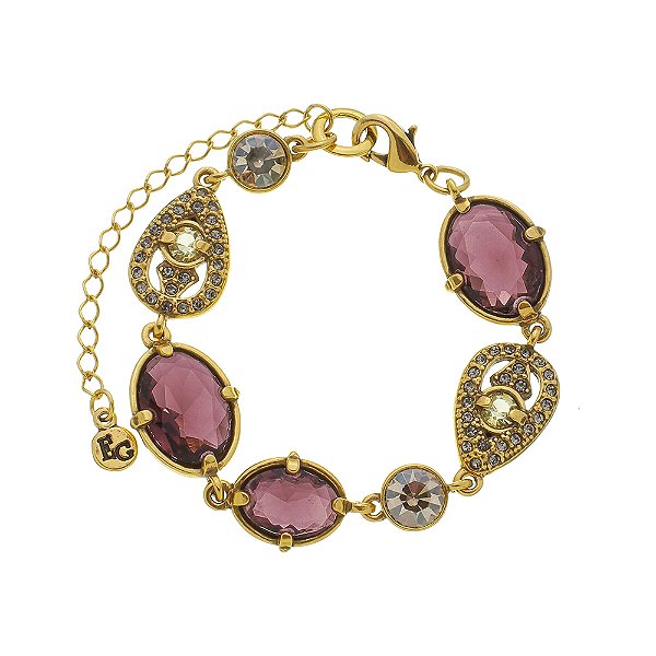 Pulseira Ametista Padova Ouro
