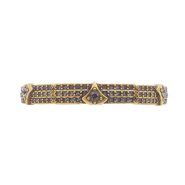 Pulseira Strass Klimt Ouro