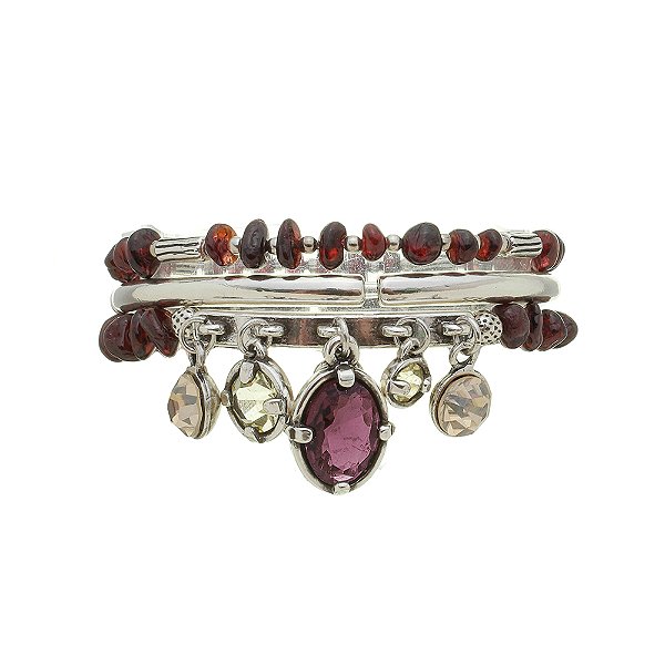 Pulseira Tripla Padova Prata