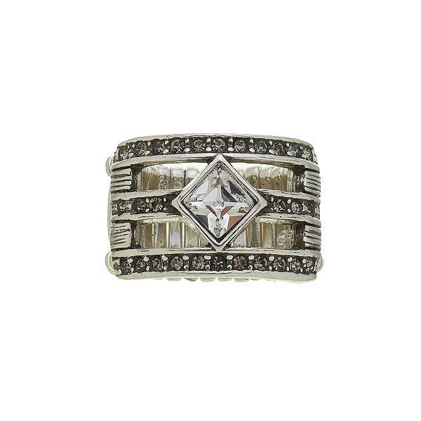 Anel Design Khalifa Prata