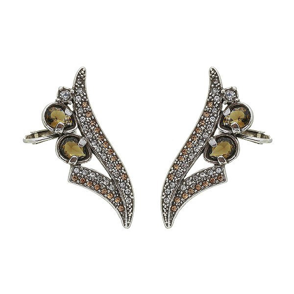 Brinco Earcuff Zambia Prata