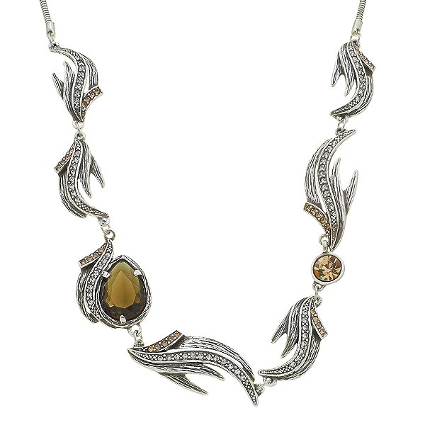 Colar Design Zambia Prata