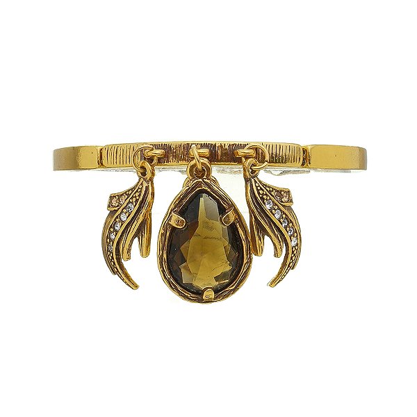 Pulseira Pingentes Zambia Ouro