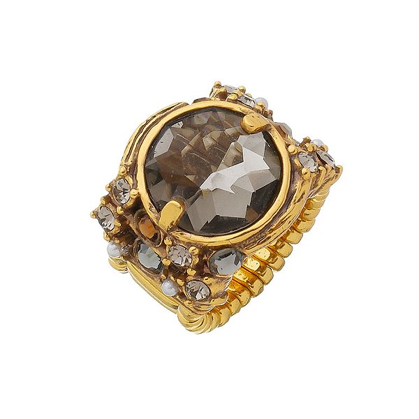 Anel Design Hanami Ouro