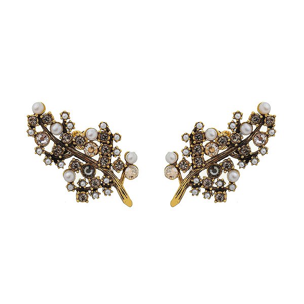 Brinco Ear Cuff Conceito Hanami Ouro