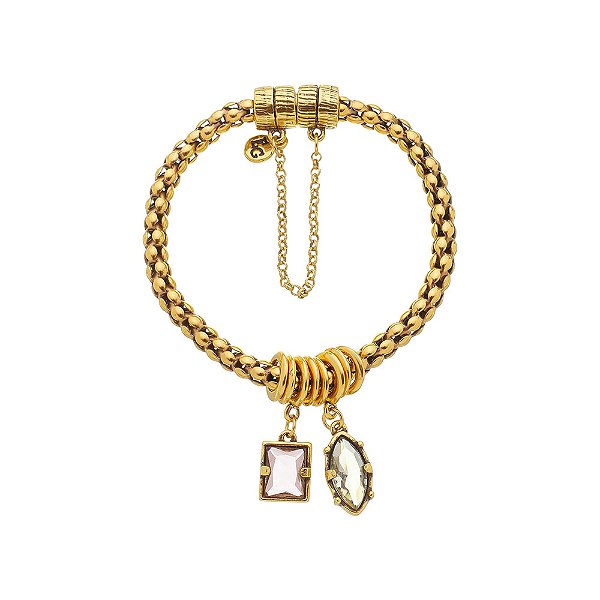 Pulseira Pingentes Empire Ouro