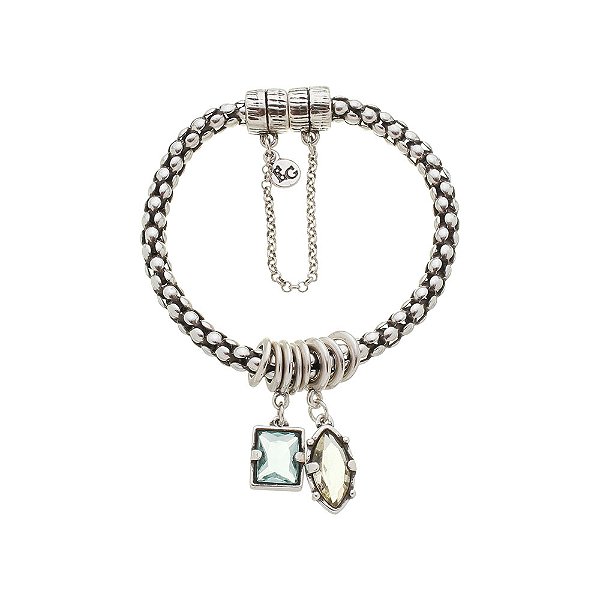 Pulseira Pingentes Empire Prata