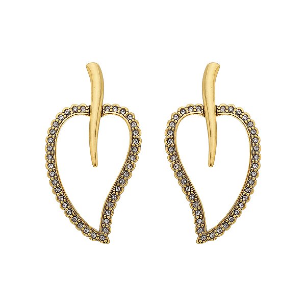 Brinco Folha Sydney Ouro