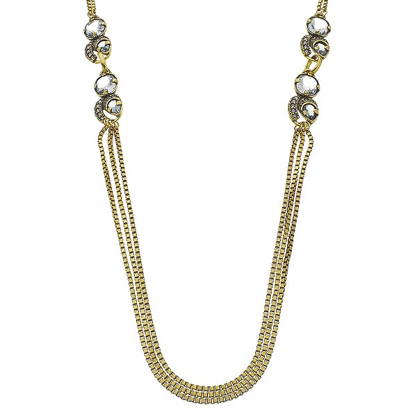 Colar Longo Linden Ouro
