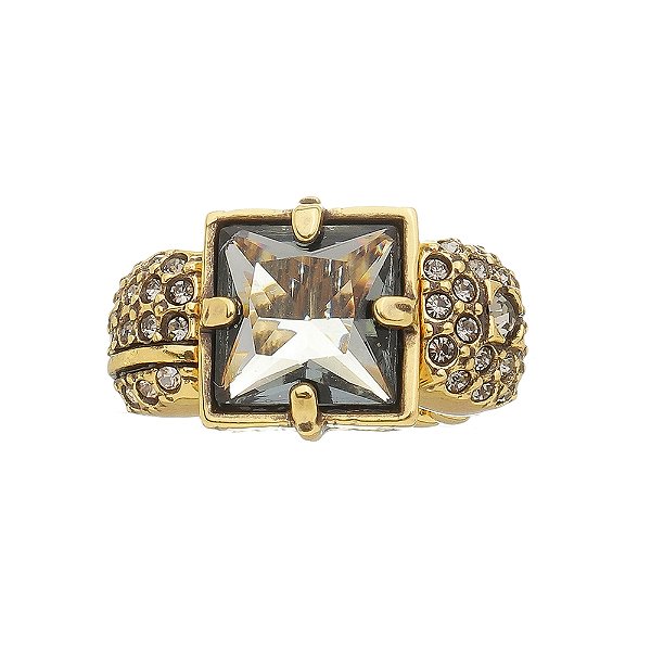 Anel Carré Serata Ouro