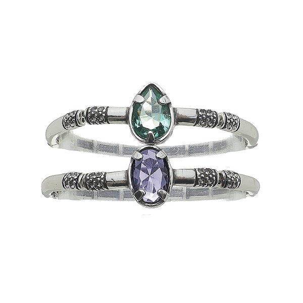 Pulseira Dupla Ellara Prata