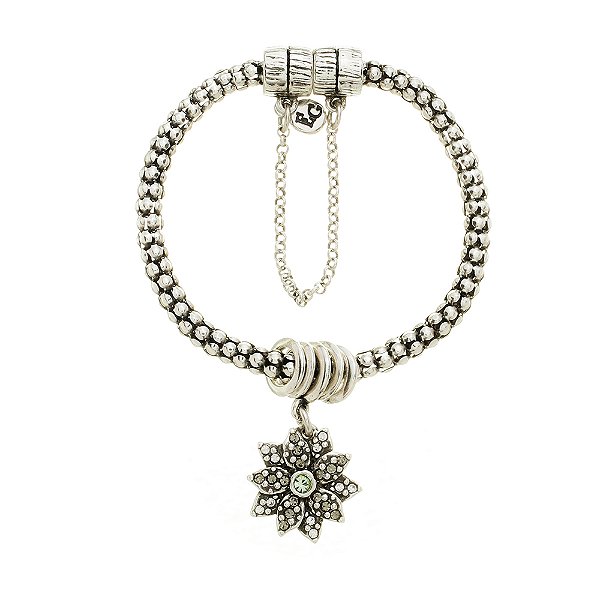 Pulseira Pingente Kaari Prata