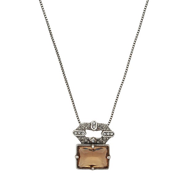 Colar Carré Maracatu Prata