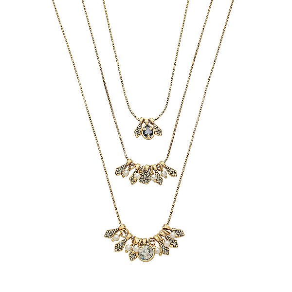 Colar Triplo Parintins Ouro