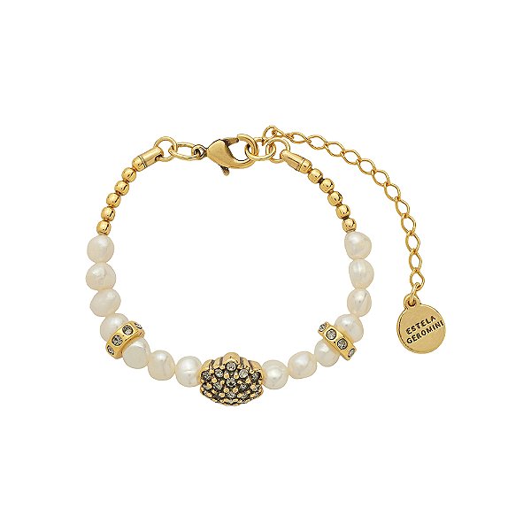Pulseira Pérolas Parintins Ouro