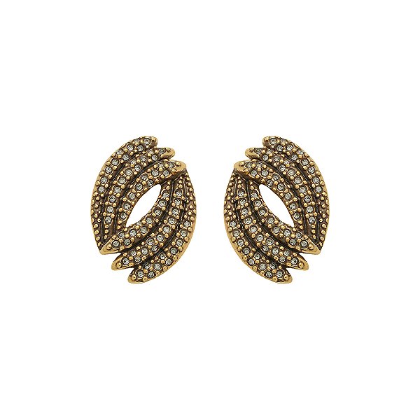 Brinco Strass Pitanga Ouro