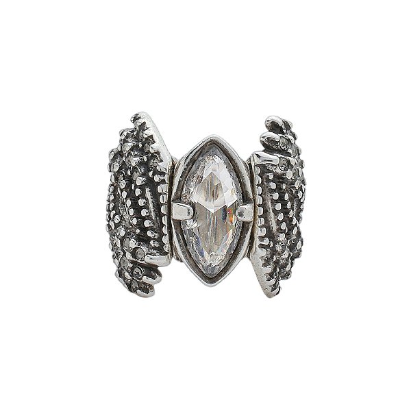 Anel Navete Pitanga Prata