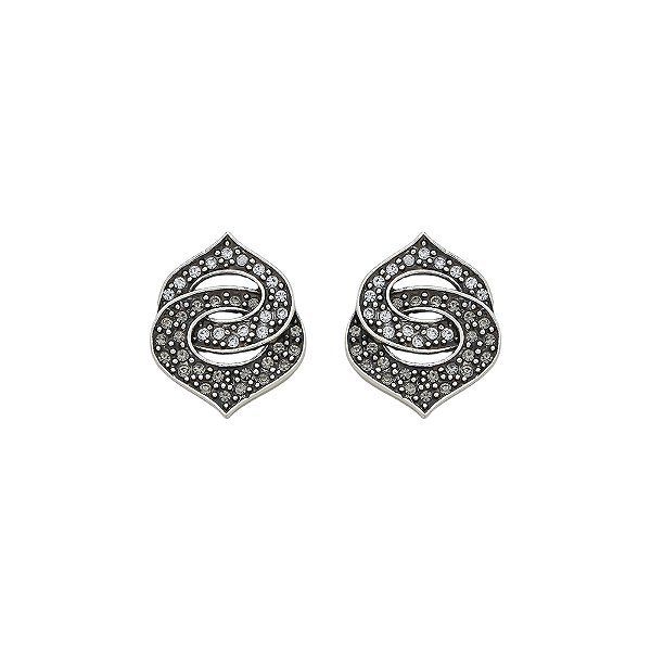 Brinco Médio Strass Malfatti Prata