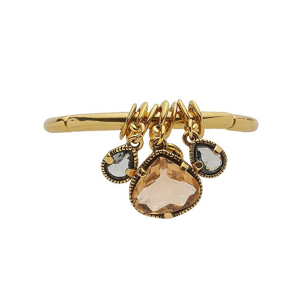 Pulseira Pingentes Sambaré Ouro