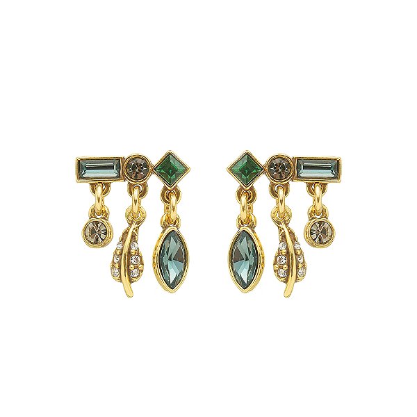 Brinco Pendente Tropicana Ouro