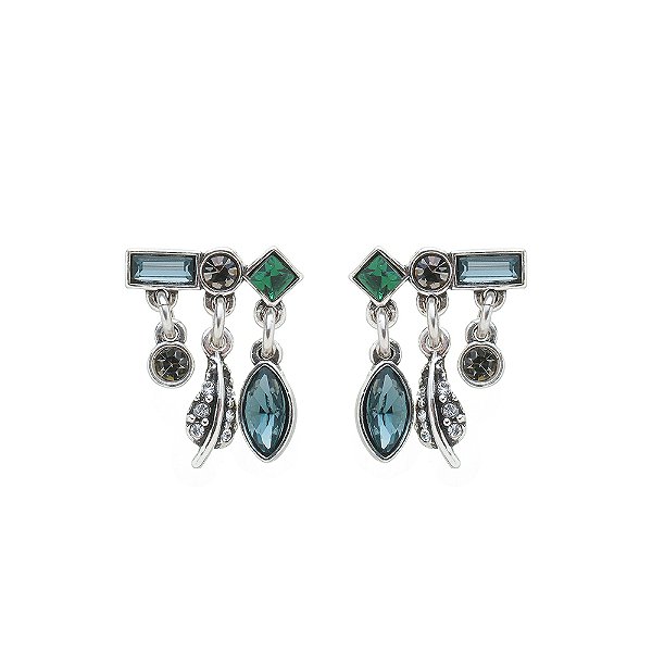 Brinco Pendente Tropicana Prata