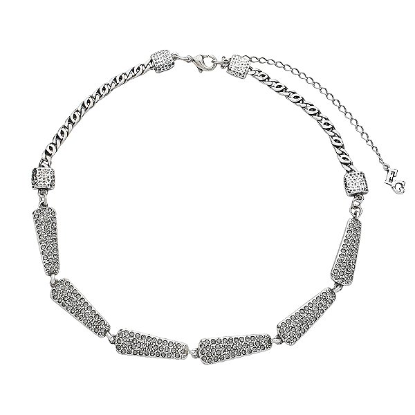 Colar Choker Design Veredas Prata
