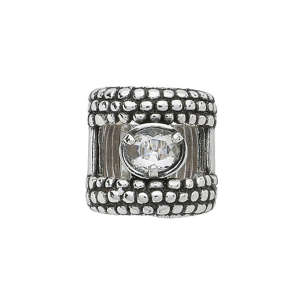 Anel Design Macramê Prata