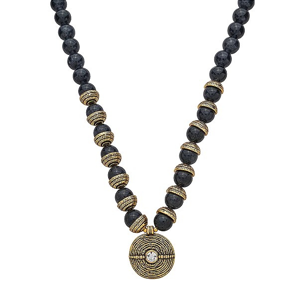 Colar Conceito Labradorita Resort Ouro