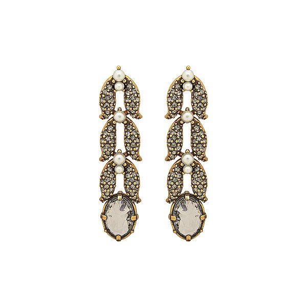 Brinco Longo Elã Ouro