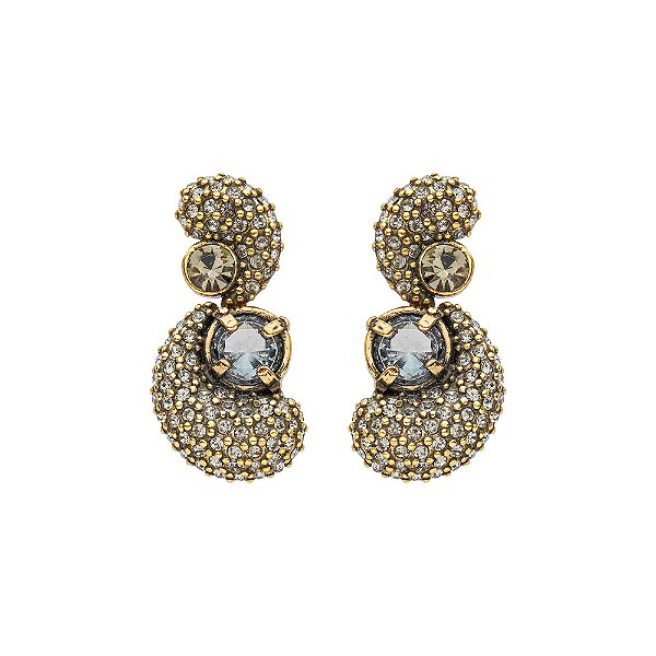 Brinco Longo Flamma Ouro