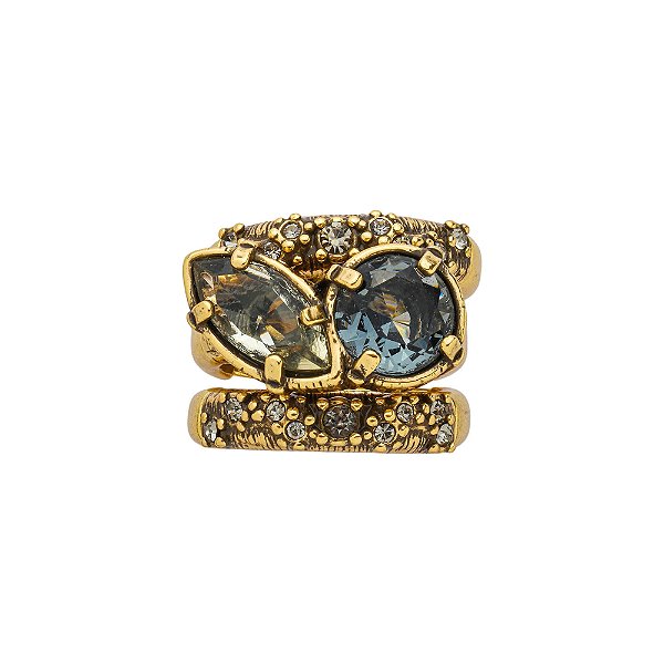 Anel Triplo Flamma Ouro