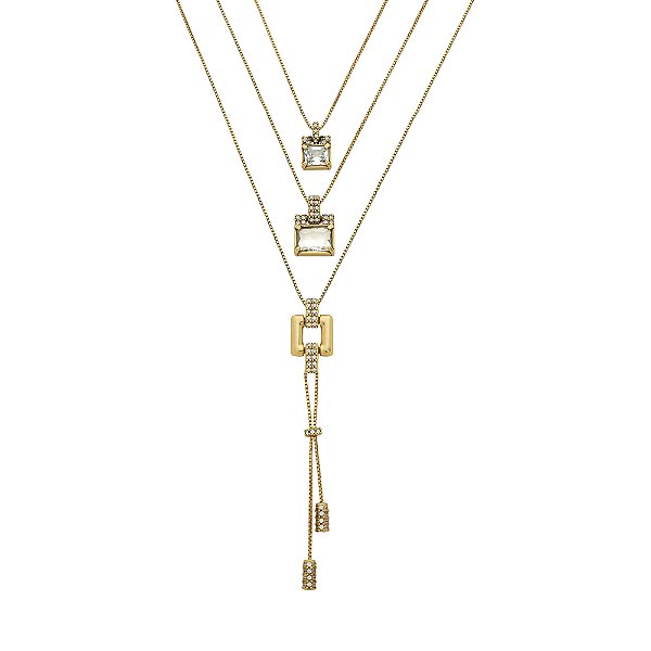 Colar Triplo Zênite Ouro