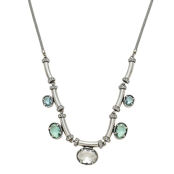 Colar Conceito Floare Prata