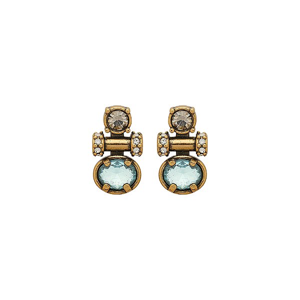 Brinco Formas Floare Ouro