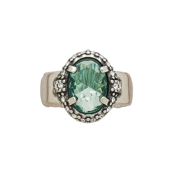 Anel Design Floare Prata